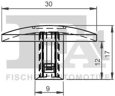 Clip, trim/protection strip 21-10006.5 - image 2