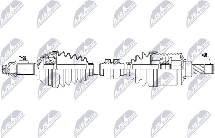 Drive Shaft NPW-NS-203