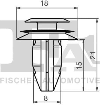 Clip, trim/protection strip 77-40052.5 - image 2