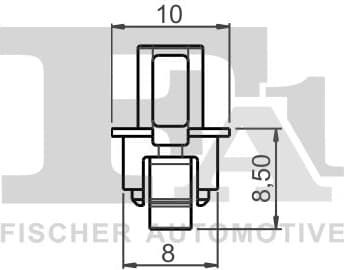 Clip, trim/protection strip 11-30014.5 - image 2