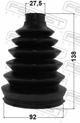 Bellow, drive shaft 1217P-H1 - image 2