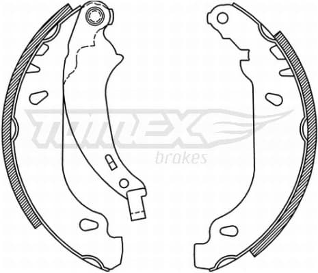 Brake Shoe Set TX 21-52