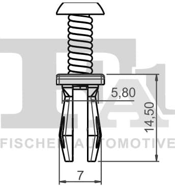 Clip, trim/protection strip 13-30002.5 - image 2