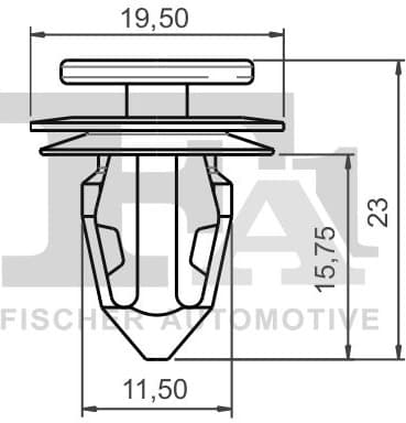 Clip, trim/protection strip 52-40001.5 - image 2