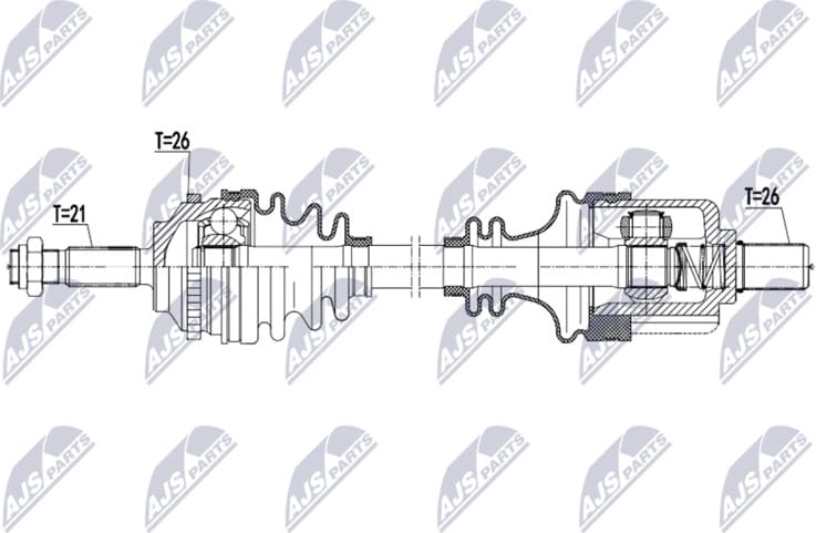Drive Shaft NPW-RE-268