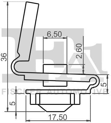 Clip, trim/protection strip 11-40150.5 - image 2