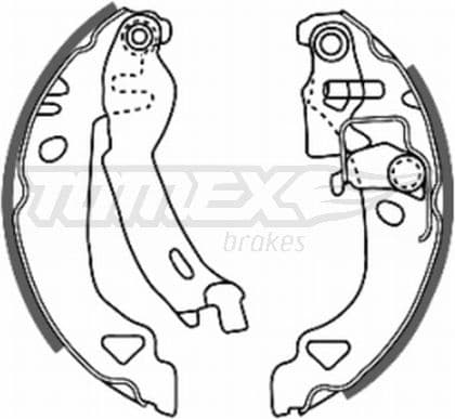 Brake Shoe Set TX 20-28