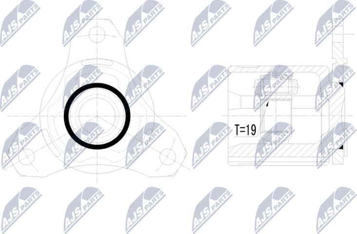 Joint Kit, drive shaft NPW-PL-068