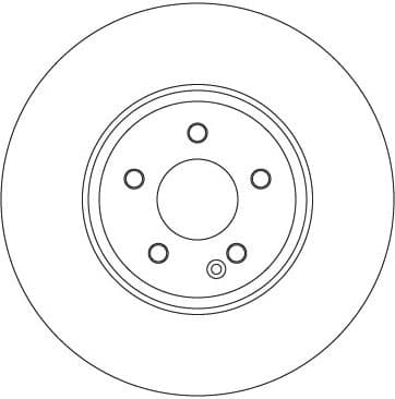 Brake Disc TRW SINGLE DF6895S