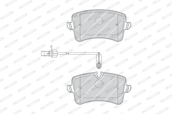 Brake pads rear, Top Quality FDB4410 - image 3