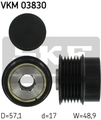 Alternator Freewheel Clutch VKM 03830