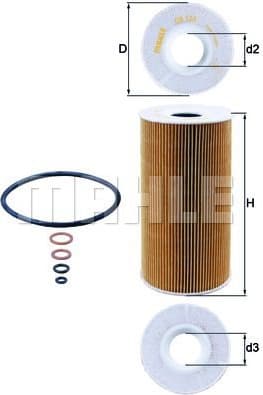 Filter oil OX126D