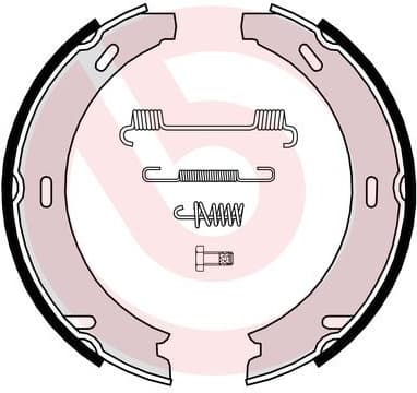 Brake Shoe Set, parking brake ESSENTIAL LINE S50507