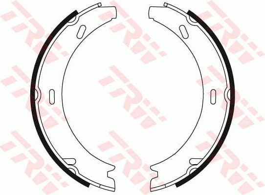 Brake Shoe Set, parking brake GS8595 - image 2