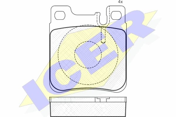 Brake pads rear 180976 - image 2