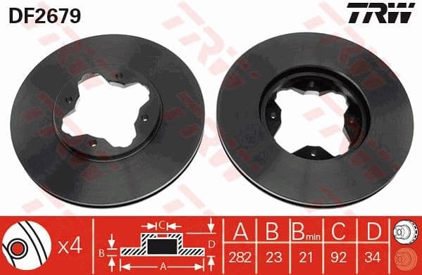 Brake Disc DF2679