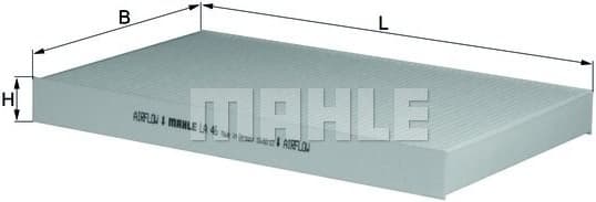 Filter cabin LA46 - image 2