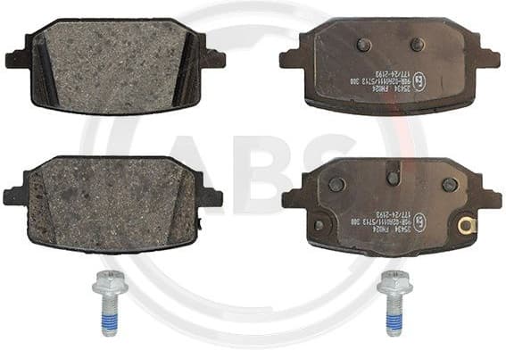 Brake Pad Set, disc brake 35434