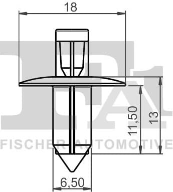 Clip, trim/protection strip 76-30006.5 - image 2