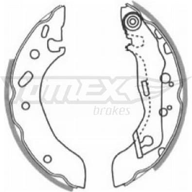 Brake Shoe Set TX 20-83