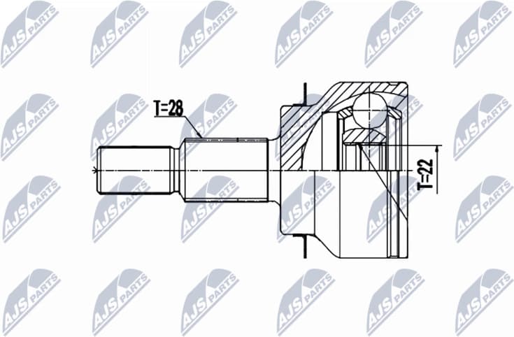 Joint Kit, drive shaft NPZ-MZ-064