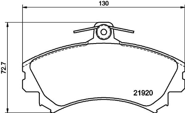 Brake Pad Set, disc brake 8DB 355 016-681 - image 3