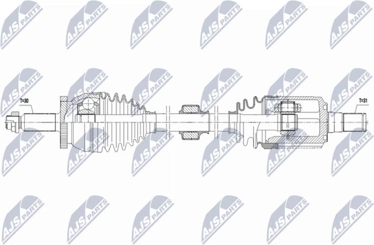Drive Shaft NPW-HY-638