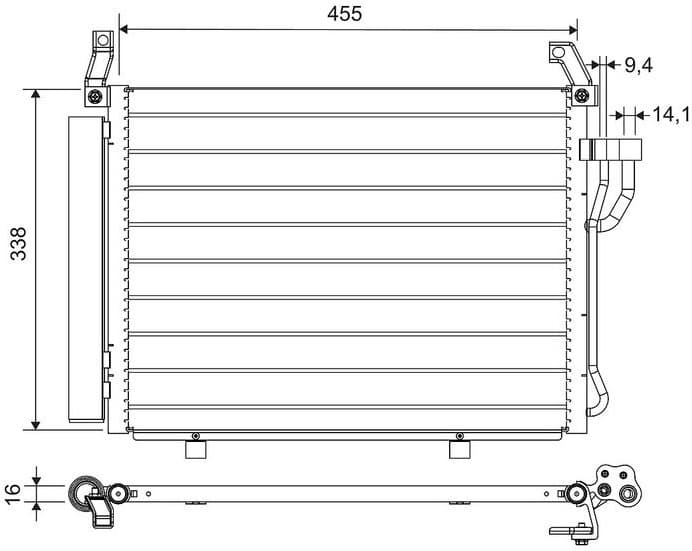 Condenser, air conditioning 812664