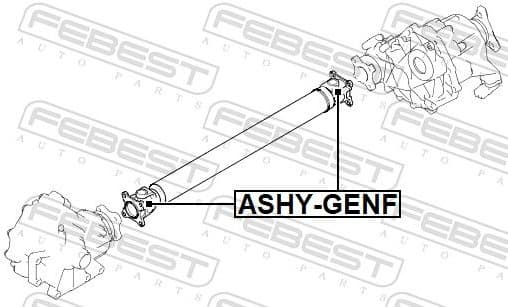 Joint, propshaft ASHY-GENF - image 2