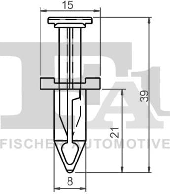 Clip, trim/protection strip 53-30001.5 - image 2