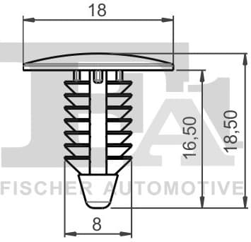 Clip, trim/protection strip 89-10002.5