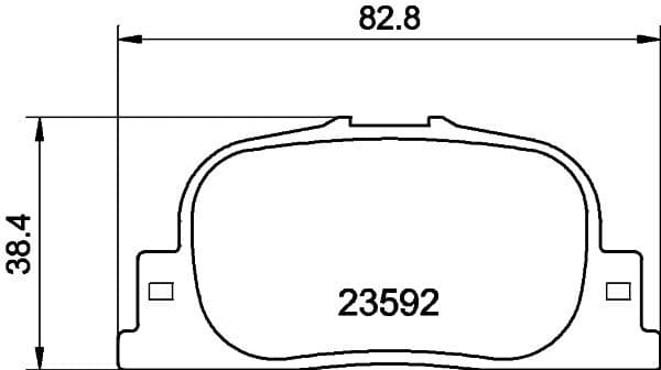 Brake Pad Set, disc brake 8DB 355 010-001 - image 4