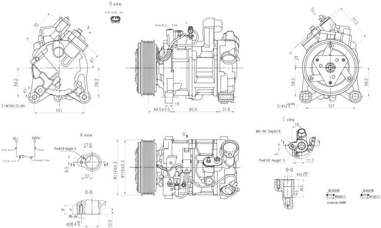 Compressor, air conditioning >>> Easy2Fit <<< 8FK 366 200-621 - image 6