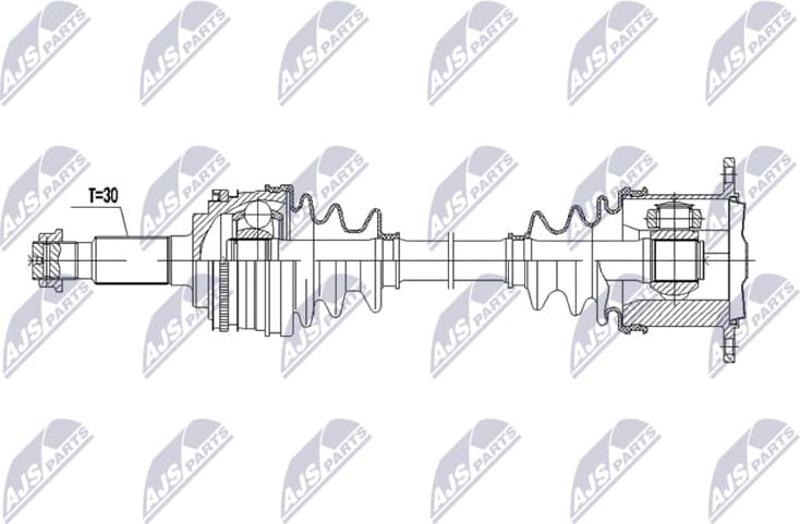 Drive Shaft NPW-TY-256