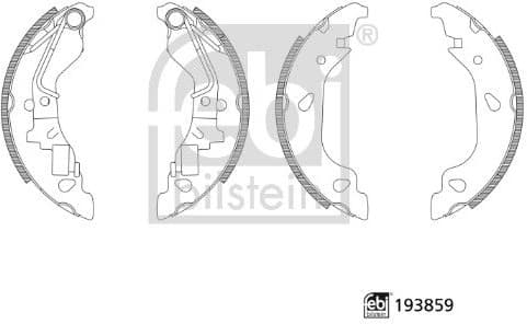 Brake Shoe Set 193859