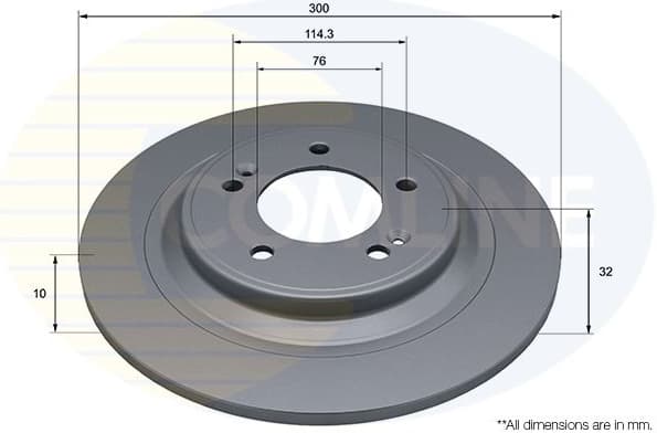 Brake Disc COATED ADC5333
