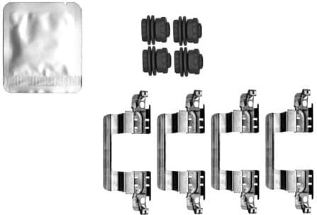 Accessory Kit, disc brake pad 82563200