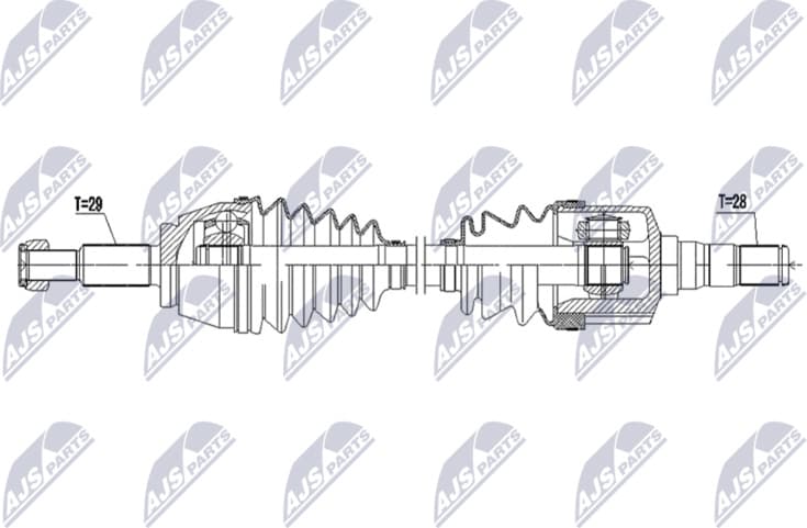 Drive Shaft NPW-RE-228