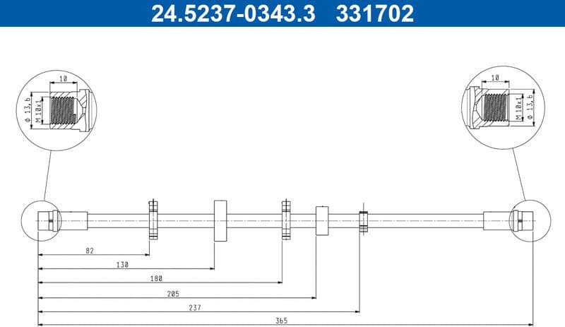 Brake Hose 24-5237-0343-3
