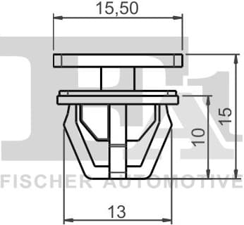 Clip, trim/protection strip 89-40004.5 - image 2