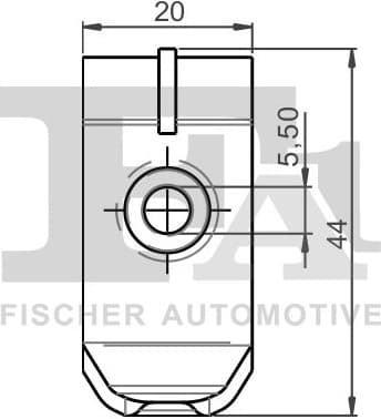 Clip, trim/protection strip 77-10021.5 - image 2