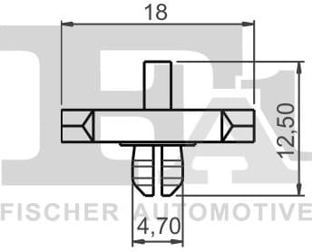Clip, trim/protection strip 11-40046.5 - image 2