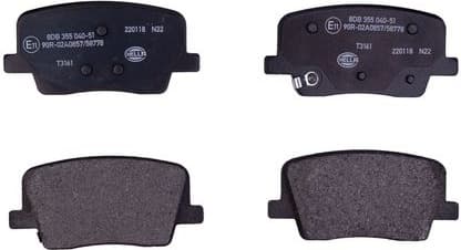 Brake Pad Set, disc brake 8DB 355 040-511