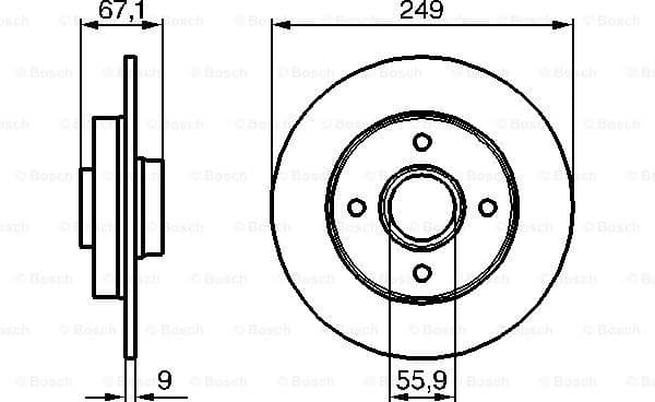 Brake Disc 0986479219