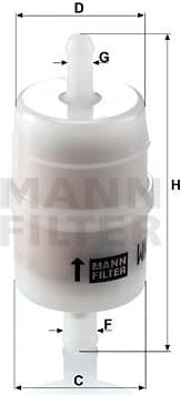 Air Filter, compressor intake WK32/6