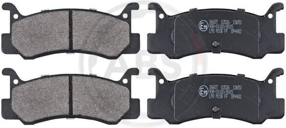 Brake Pad Set, disc brake 36607