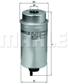 Filter diesel fuel KC116 - image 2