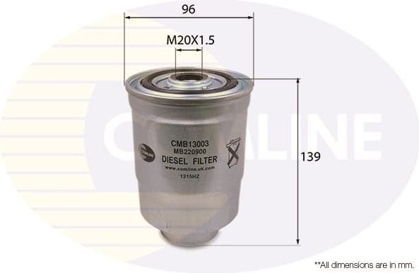 Filter diesel fuel CMB13003 - image 2
