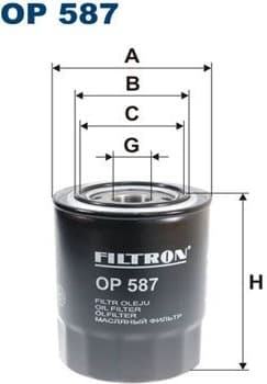 Oil Filter OP587