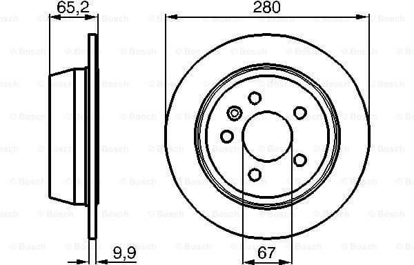 Brake Disc 0986478873 - image 5